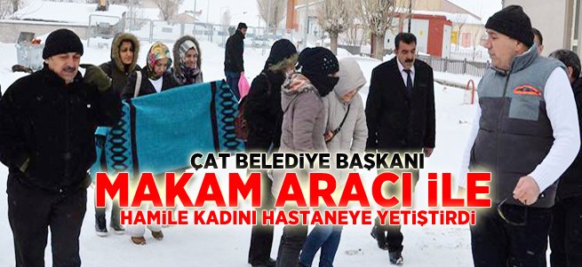 Hamile kadının imdadına Kılıç yetişti