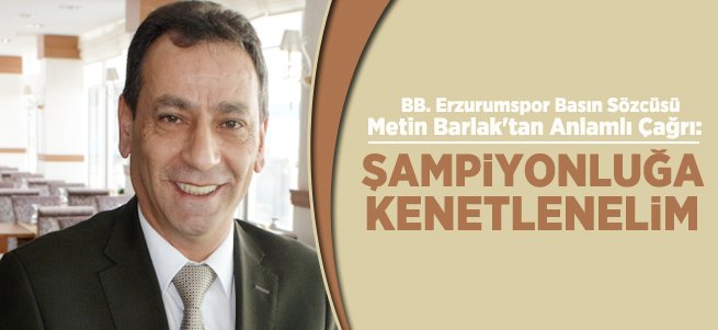 Basın Sözcüsü Metin Barlak'tan Anlamlı Çağrı