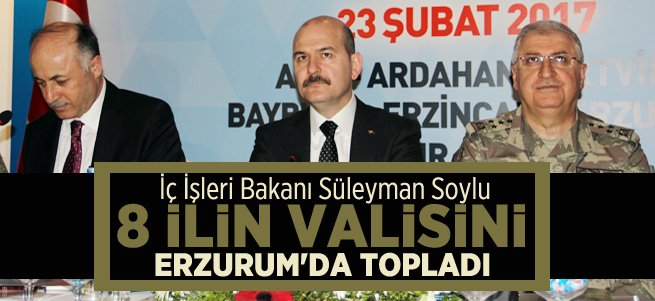 Bakan Soylu Bölge Güvenlik Toplantısına Katıldı