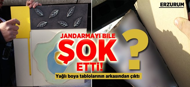 Erzurum'da Jandarmayı şaşırtan kaçakçılık!