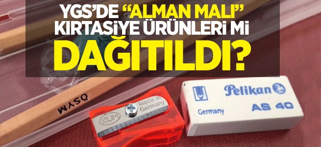 ÖSYM’nin dağıttığı kırtasiye ürünleri tartışılıyor