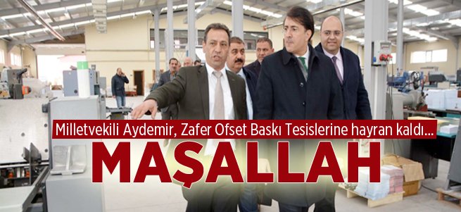 Aydemir Zafer Ofset Baskı Tesislerini Gezdi