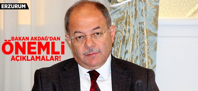 Bakan Akdağ'dan Önemli Açıklamalar!