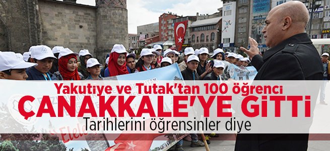 100 öğrenci Çanakkale Gezisine Gitti