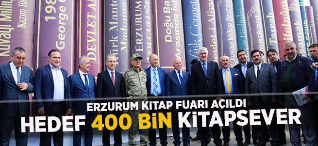 Erzurum Kitap Fuarı Açıldı