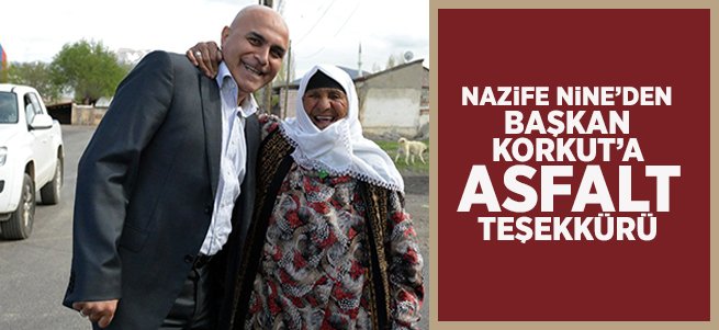 Başkan Korkut'a Asfalt Teşekkürü