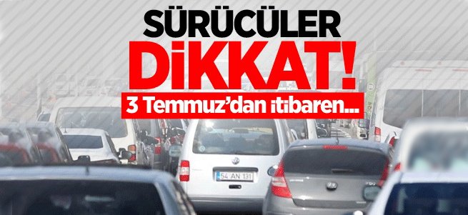 Sürücülere ‘plaka’ uyarısı