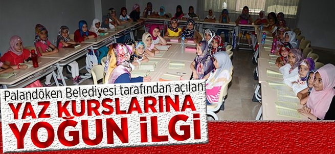 Palandöken'in yaz kurslarına yoğun ilgi