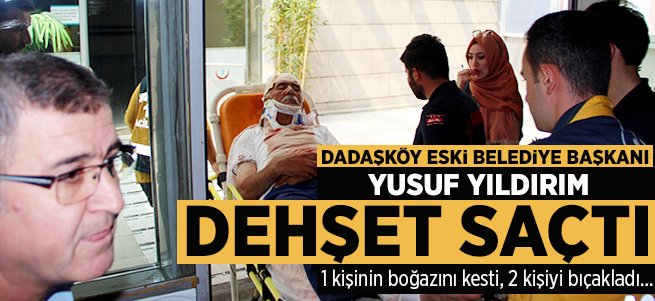 Eski belediye başkanı dehşet saçtı