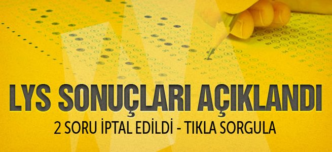 LYS Sonuçları Açıklandı