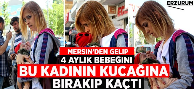 Yolda yürürken kucağında bebeği buldu