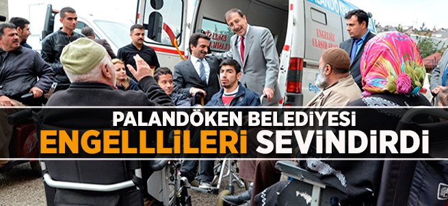 Palandöken Belediyesi engellileri sevindirdi