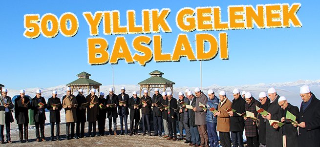 Erzurum'un 500 yıllık geleneği: 1001 hatim 