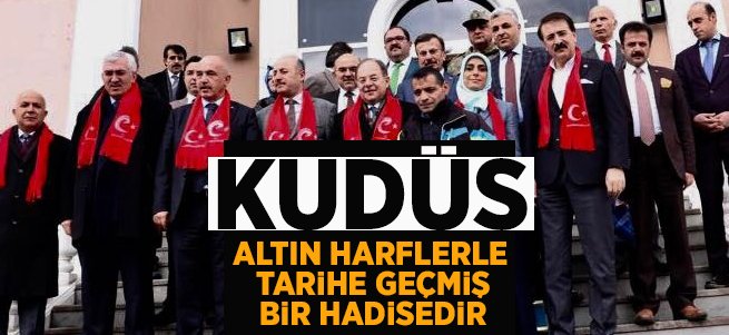 Başbakan Yardımcısı Akdağ'dan Kudüs Açıklaması