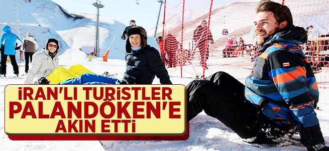 İranlı Turistler Palandöken'e Akın Etti 