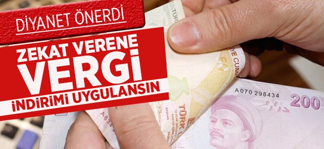 Diyanet'ten zekat verene vergi indirimi önerisi