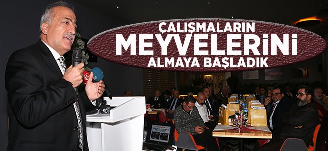 Rektör Çomaklı gazetecilerle bir araya geldi 