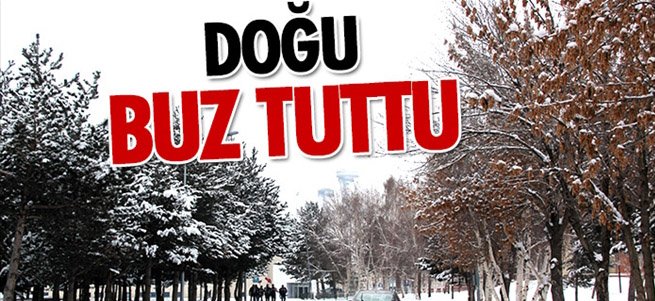 Doğu buz tuttu