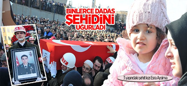 Binlerce Dadaş Şehidini Uğurladı