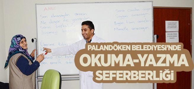 Palandöken'de Okuma-Yazma Seferberliği