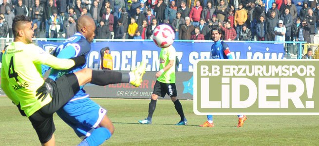 B.B Erzurumspor beraberlikte lider