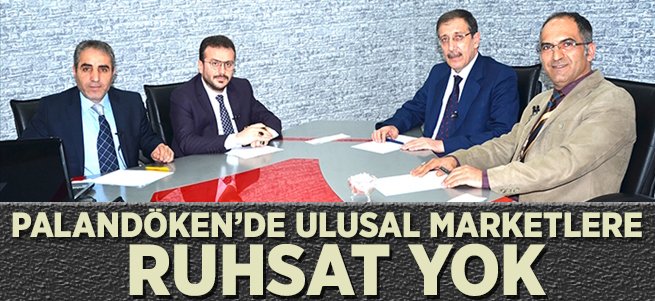 Palandöken'de ulusal marketlere ruhsat yok