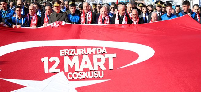 Erzurum'da kurtuluş coşkusu