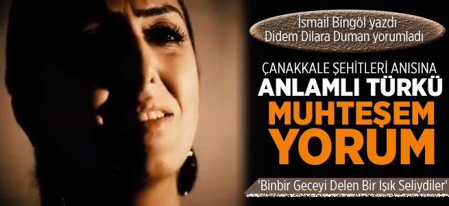 Didem Dilara Duman'dan muhteşem yorum