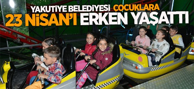 Yakutiye'den Çocuklara 23 Nisan Hediyesi