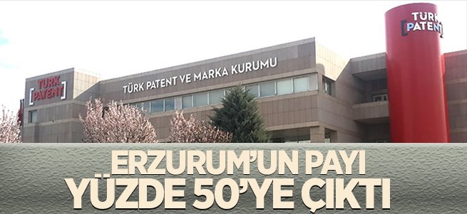 Erzurum'un payı yüzde 50'ye çıktı