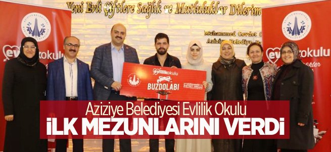 Aziziye Belediyesi Evlilik Okulu İlk Mezunlarını Verdi 