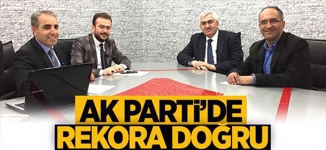 AK Parti'de rekora doğru