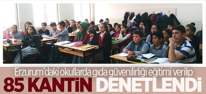 Okul kantinlerine gıda denetimi