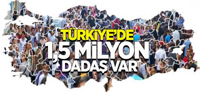 Türkiye’de 1,5 Milyon Dadaş Var!