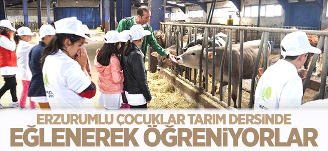 Çocuklar Tarımı Eğlenerek Öğreniyor