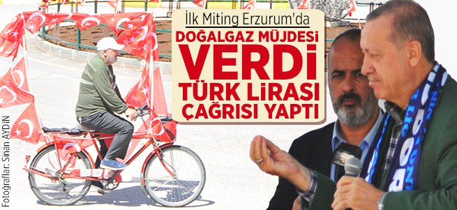 Erdoğan Erzurum'dan doğalgaz müjdesi verdi