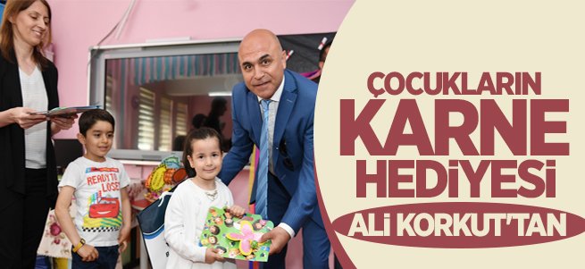 "Çocukların karne hediyesi Ali Korkut'tan"  