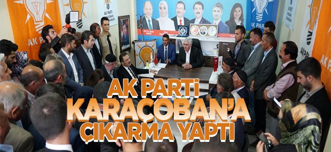 AK Parti Karaçoban’a çıkarma yaptı 