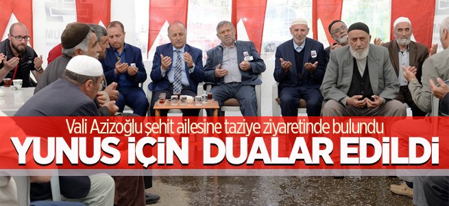  Vali Azizoğlu’ndan şehit ailesine taziye ziyareti 