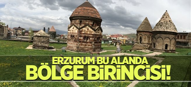 Erzurum taşınmaz kültür varlıklarında bölge birincisi