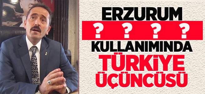 Erzurum Kütüphane Kullanımında Türkiye Üçüncüsü