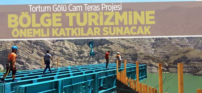 Tortum Gölü Cam Teras Projesi sürüyor