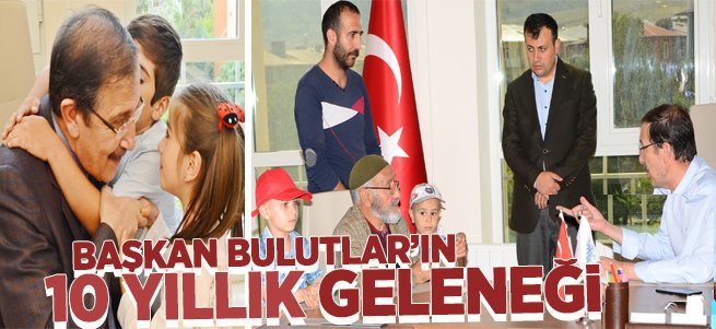 Başkan Bulutlar 10 Yıllık Geleneğini Sürdürüyor 