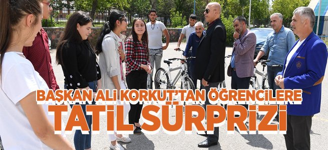 Başkan Ali Korkut’tan Öğrencilere Tatil Sürprizi 