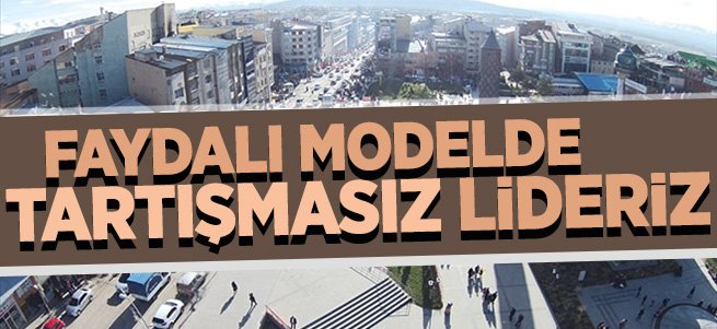 Faydalı modelde tartışmasız lideriz