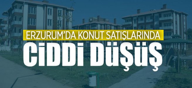 Konut satışlarında düşüş yaşandı