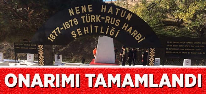 Türk-Rus Harbi Şehitliğinin Onarımı Tamamlandı