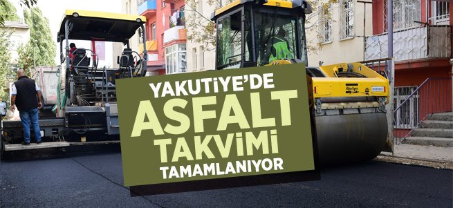 Yakutiye asfalt takvimini tamamlıyor 