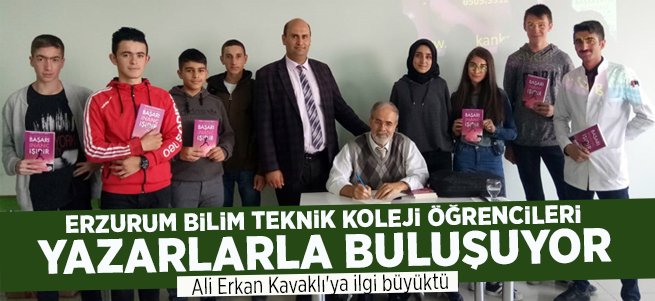 Bilim Teknik Koleji Öğrencileri Yazarlarla Buluşuyor