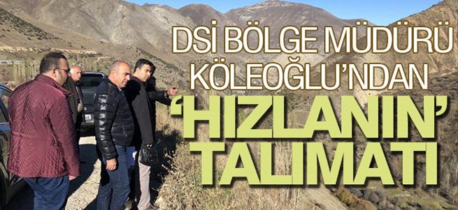 Köleoğlu'ndan 'hızlanın' talimatı